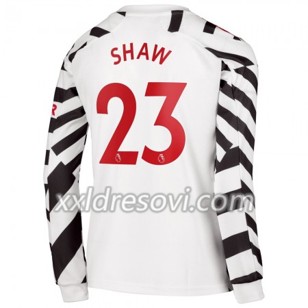 Manchester United Luke Shaw 23 Treći Nogometni Dres 2020-2021 Dugim Rukavima